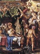 Joachim Wtewael Mars and Venus Discovered Spain oil painting artist